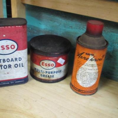 Vintage Automotive Cans