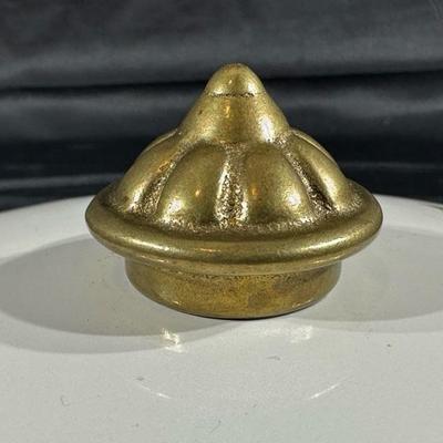 Vintage Serving Dish with Brass Handles