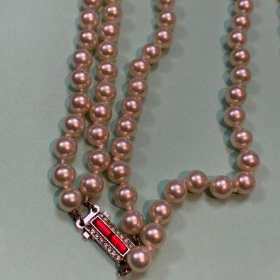 Pearls Estate Jewelry Lot Twisted Necklaces Earrings Pendant