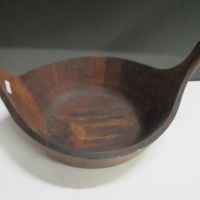Staved Teak Denmark Viking Salad Bowl