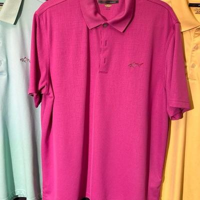 Lot of 4 Greg Norman Golf Shirts XL