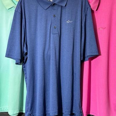 Lot of 4 Greg Norman Golf Shirts XL