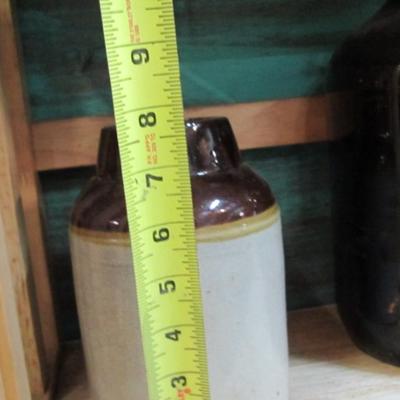 Approx 8" Tall Stoneware Jar