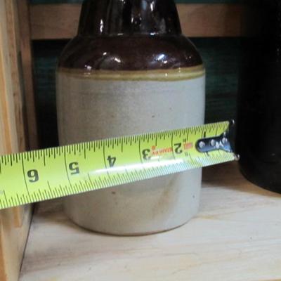 Approx 8" Tall Stoneware Jar