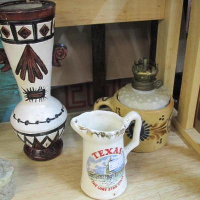 Southwestern Motif Vase & Decor