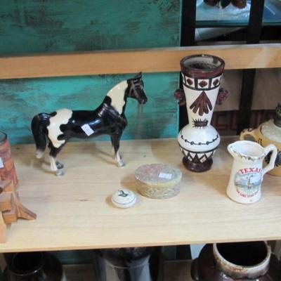 Southwestern Motif Vase & Decor