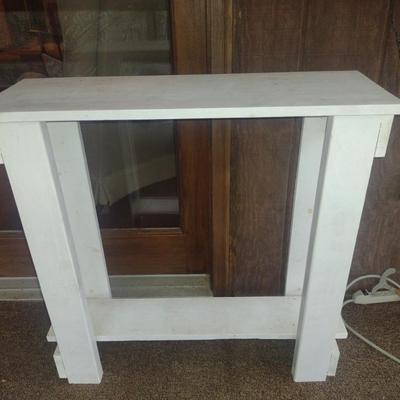 Handmade Wooden Table- Approx 31" x 10 3/4" x 30 1/2" Tall