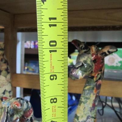 3 Piece Ceramic Giraffe Figurines