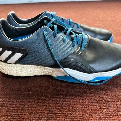 Pair of Adidas, Ecco and New Balance Shoes