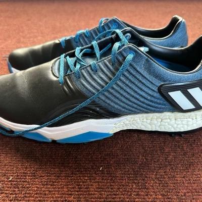 Pair of Adidas, Ecco and New Balance Shoes