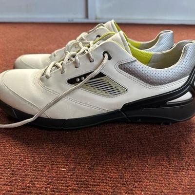 Pair of Adidas, Ecco and New Balance Shoes