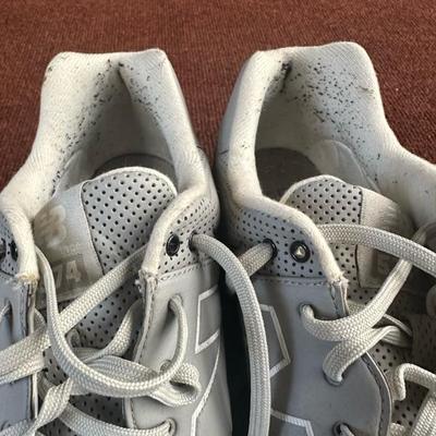 Pair of Adidas, Ecco and New Balance Shoes