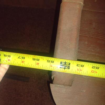 Wooden Pew/ Bench with Back- Approx 85" Long