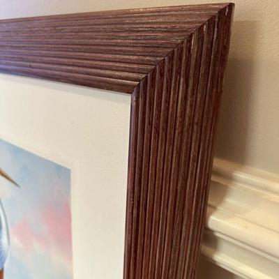 Two Beautifully Framed Heron Marsh Paintings