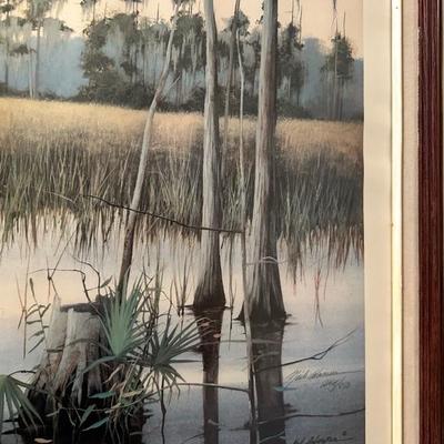 Framed Marsh Print