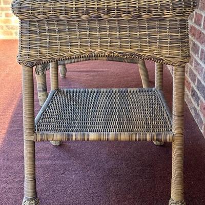 Outdoor Patio Chair and Side Table