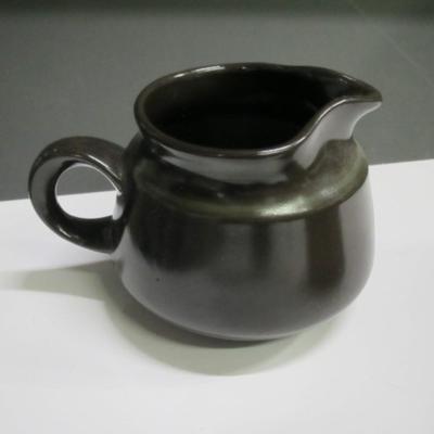 Salt Glazed Single Handled Jug With A Bird Design & Folding Wooden Baskets