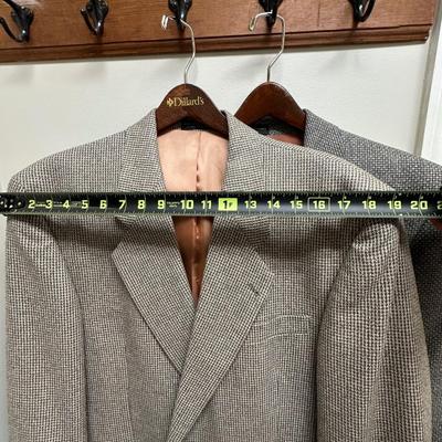 Chereskin Gentleman’s Coats (2) Fabric Woven in Italy