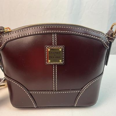 Lot F 279 NWT Dooney & Bourke Selleria Florentine Leather Mini Domed Crossbody