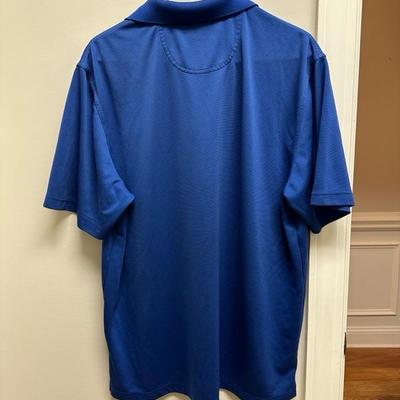 Lot of 5 Greg Norman Golf Shirts Blues