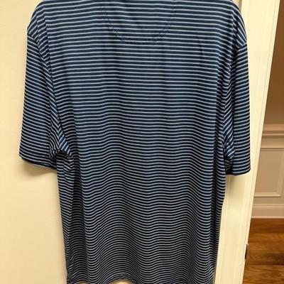 Lot of 5 Greg Norman Golf Shirts Blues