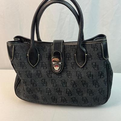 Lot F 280 Dooney & Bourke Signature Canvas Handbag and Wallet