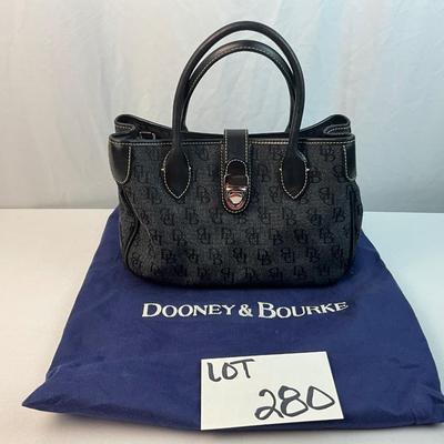 Lot F 280 Dooney & Bourke Signature Canvas Handbag and Wallet
