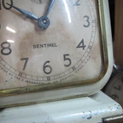 Vintage New Haven Westclox Sentinel & Baby Ben Alarm Clocks