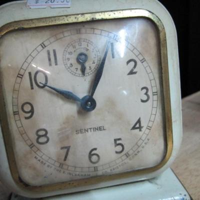 Vintage New Haven Westclox Sentinel & Baby Ben Alarm Clocks