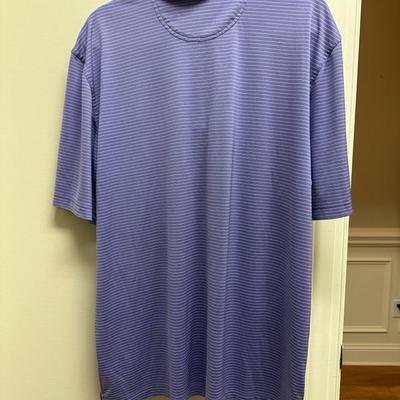 Lot of 3 Greg Norman Golf Shirts Purples