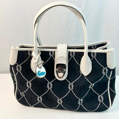 Lot F 281 Dooney & Bourke Canvas Nautical Handbag
