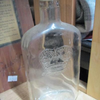 Smirnoff Vodka Bottle Jim Beam Decanter Executive Series Vintage Brown Jug Vintage Artwork