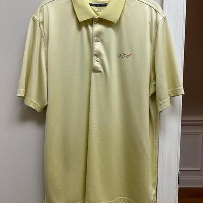 Lot of 4 Greg Norman Golf Shirts Yellows