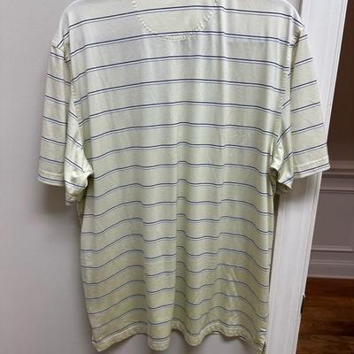 Lot of 4 Greg Norman Golf Shirts Yellows