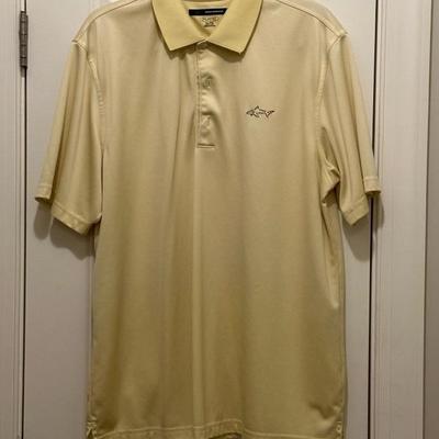 Lot of 4 Greg Norman Golf Shirts Yellows