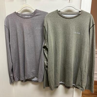 Lot of 3 Columbia Long Sleeve Shirts & 2 Callaway Pullovers