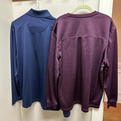 Lot of 3 Columbia Long Sleeve Shirts & 2 Callaway Pullovers