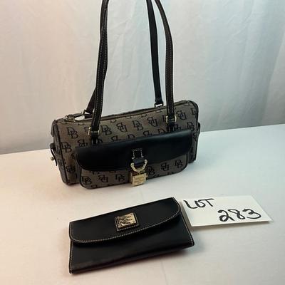 Lot F 283 Dooney & Bourke Shoulder Bag NWT Dooney & Bourke Leather Wallet