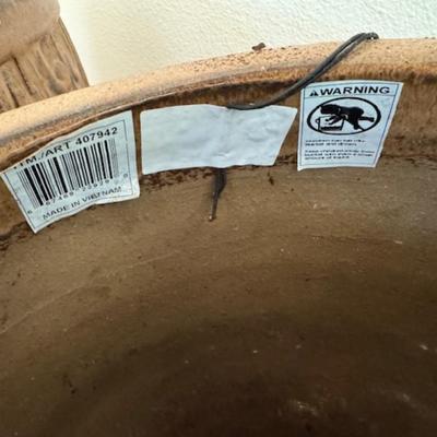 2 Brown Pots