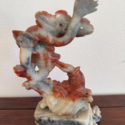 Statue of a Fish and Dragon