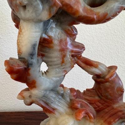Statue of a Fish and Dragon