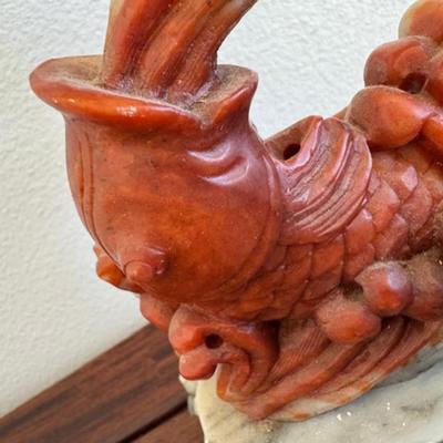 Statue of a Fish and Dragon
