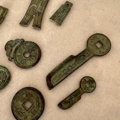 11 Green Metal Items