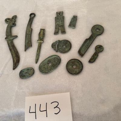 11 Green Metal Items