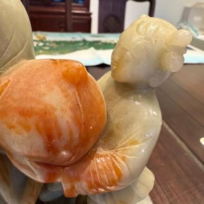 Soapstone Carving God of Longevity