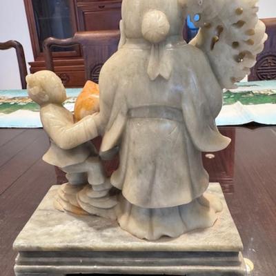 Soapstone Carving God of Longevity