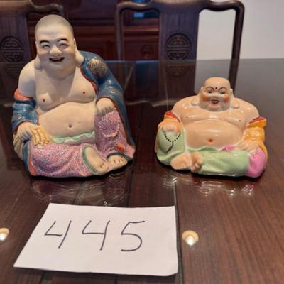 2 Laughing Buddhas