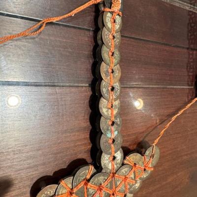 2 Chinese Feng Shui Coin Swords