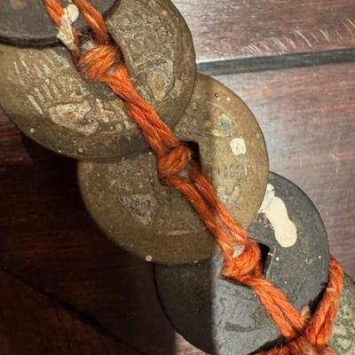 2 Chinese Feng Shui Coin Swords