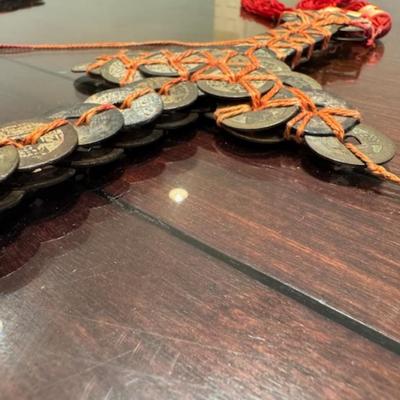 2 Chinese Feng Shui Coin Swords